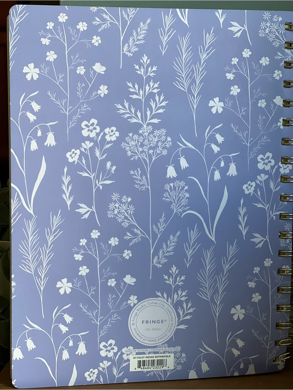 Lavender Floral Spiral Notebook 🦩 - Picture 2 of 2